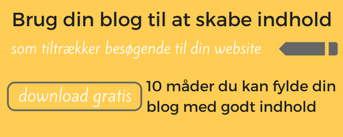 content marketing ideer til din blog